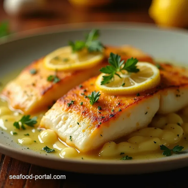 Lemon Garlic Butter Basa a Simple Baked Delight presentation