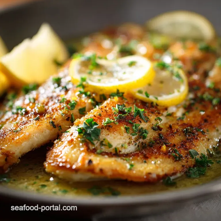 Lemon Garlic Butter Tilapia: Quick Pan-Seared Weeknight Perfection presentation