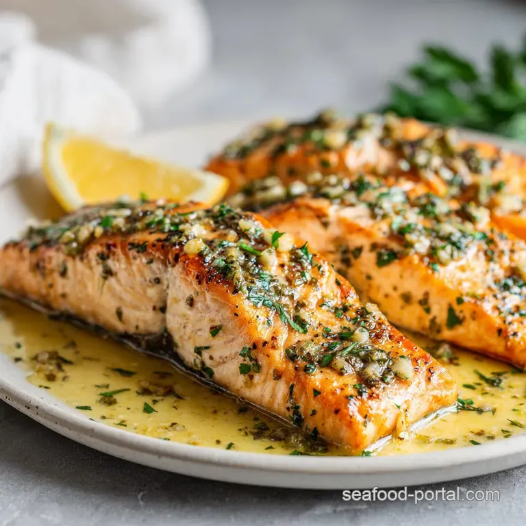Butter Lemon Garlic Salmon: Restaurant-Style