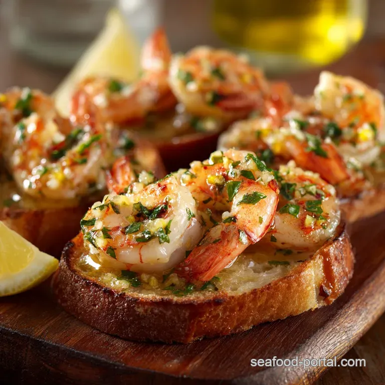 Shrimp Bruschetta: Our Bright Lemon-Garlic Seafood Crostini