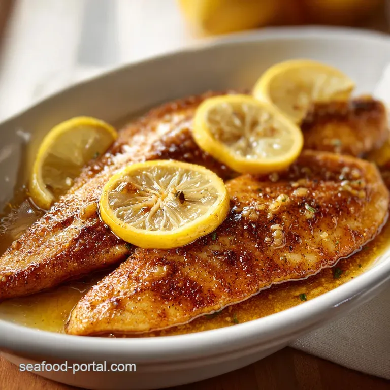 Tilapia Fillet Recipe with Lemon and Garlic