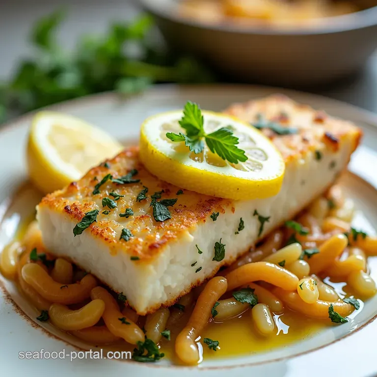 Lemon Herb Baked Cod with Crispy Breadcrumbs