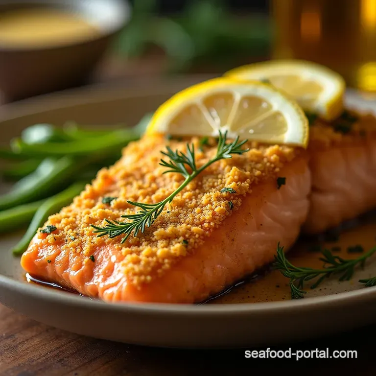 The Foolproof Fillet Sunshine Lemon Herb Oven Baked Salmon presentation