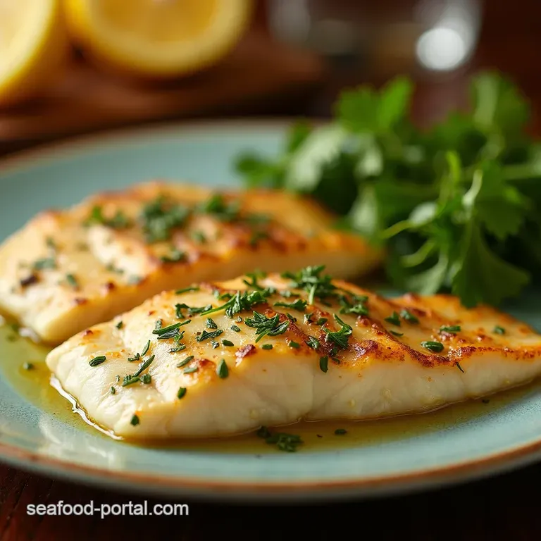 Lemon Herb Baked Tilapia Weeknight Winner presentation