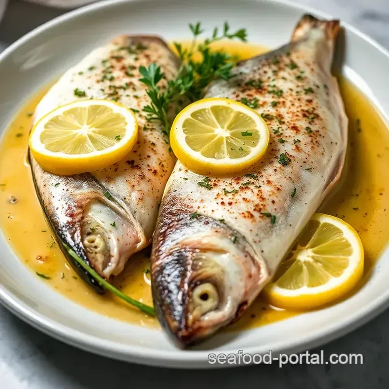 Lemon Herb Baked Trout – A Simple Elegant Pan-European Classic presentation
