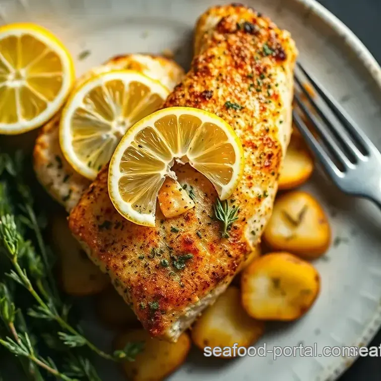 Lemon-Herb Baked Trout with Crispy Potatoes