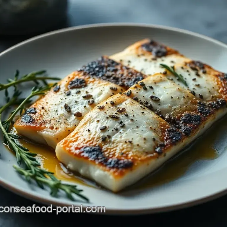 Lemon-Herb Black Sea Bass Fillets with Garlic Butter Sauce