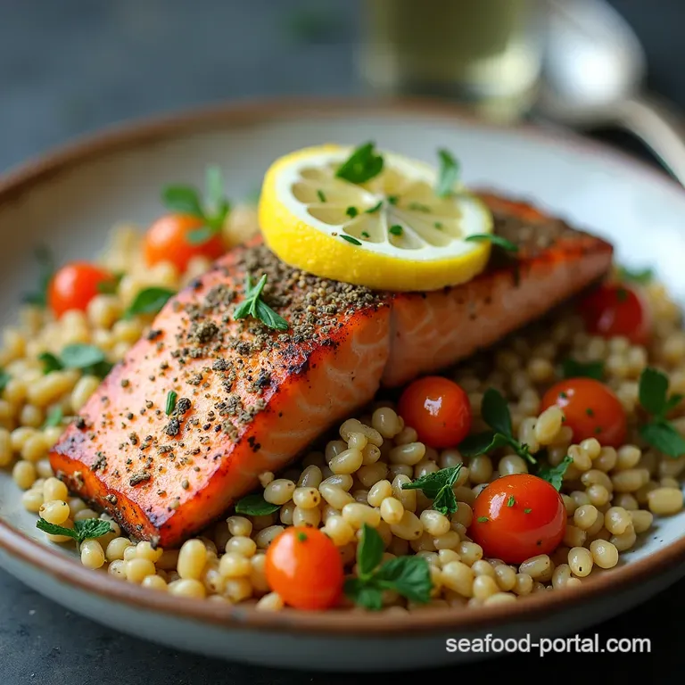 The Best Mediterranean Salmon Bowl Recipe 45 Mins