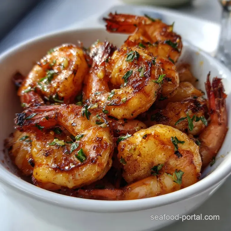 Smoked Shrimp: Prawn Star Lemon Paprika Rub