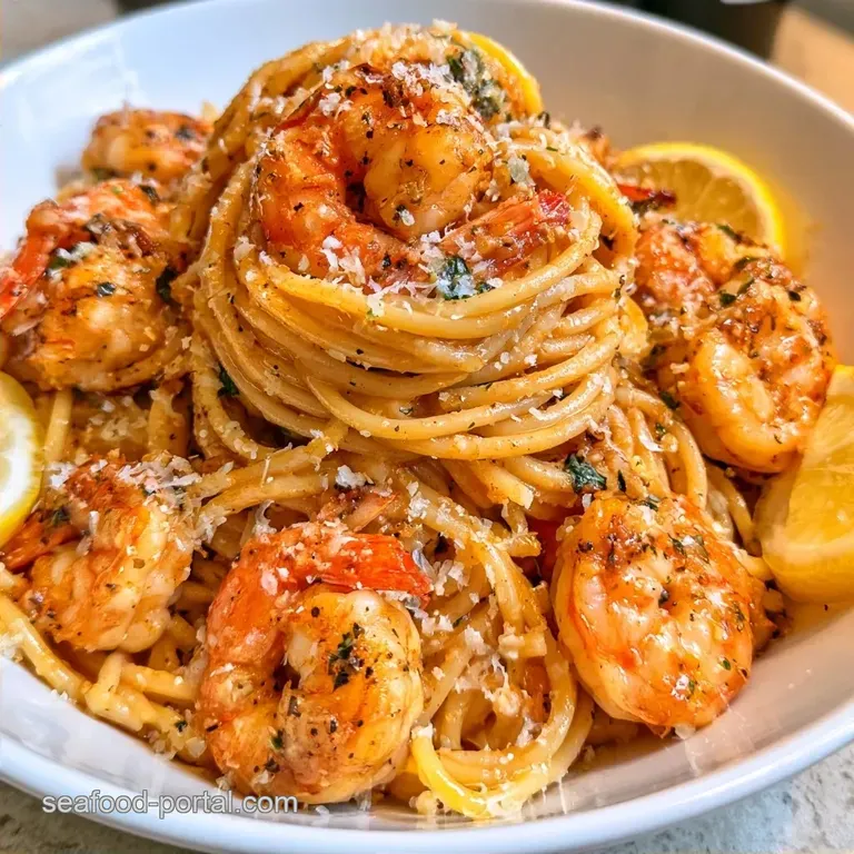 Lemon Parmesan Shrimp Pasta in 30 Minutes