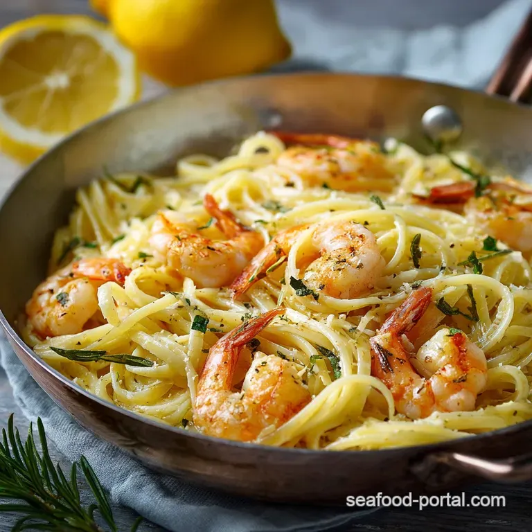 Lemon Shrimp Pasta: Zesty Lemon Garlic Linguine in 30 Minutes presentation