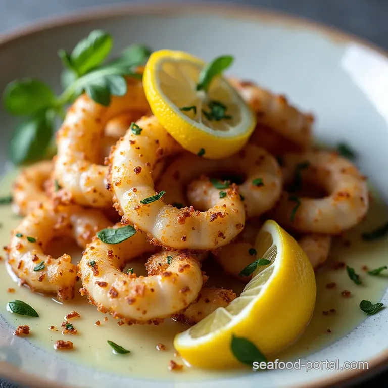 PanSeared LemonHerb Calamari Steaks Quick Cracking Good
