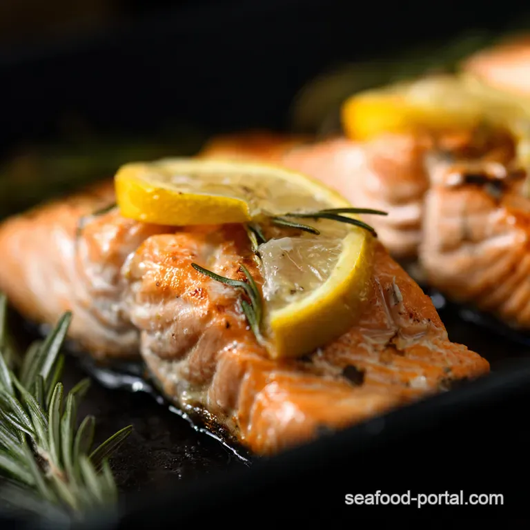 LemonRosemary Salmon Steaks Grilled or OvenBaked