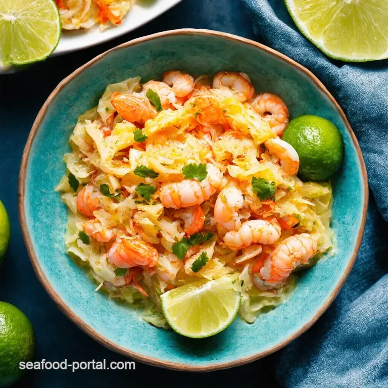 Lime Lemon Kissed Ceviche Shrimp Fish or Fiesta Mix