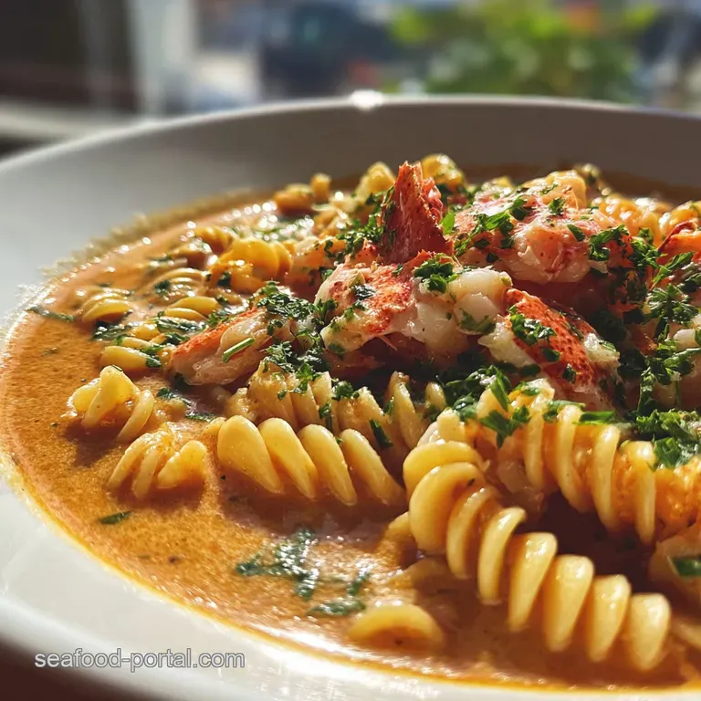 Amazing Lobster Bisque Pasta with Trader Joes Twist and Garlic