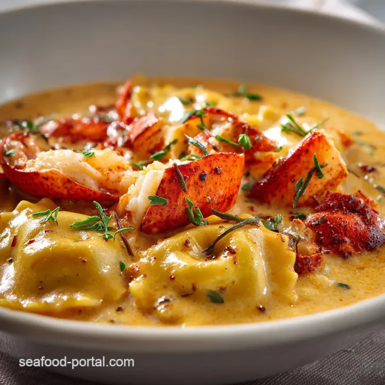 Lobster Ravioli Sauce: The Velvety Bisque Cream that Elevates Every Bite