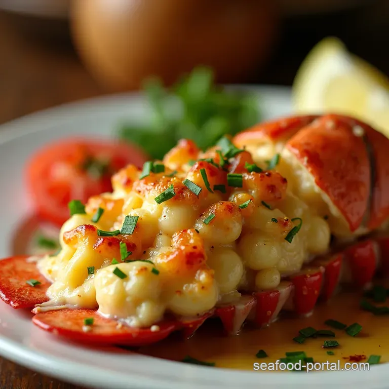 Lobster Thermidor Shellabrate Good Times Treat Yourself presentation