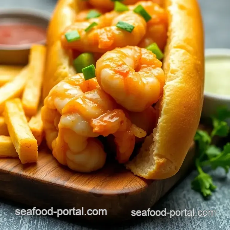 Louisiana Fried Shrimp Po' boy: A Taste of the Bayou presentation