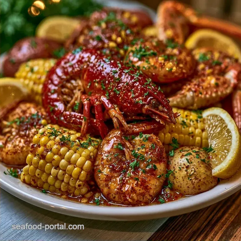 Louisiana Seafood Boil Recipe for 8 Servings