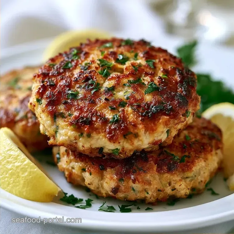 20-Minute Low Fat Baked Tuna Patties