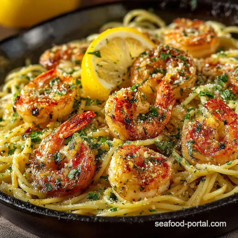 Ultimate 18Minute Garlic Butter Shrimp Scampi with Lemon