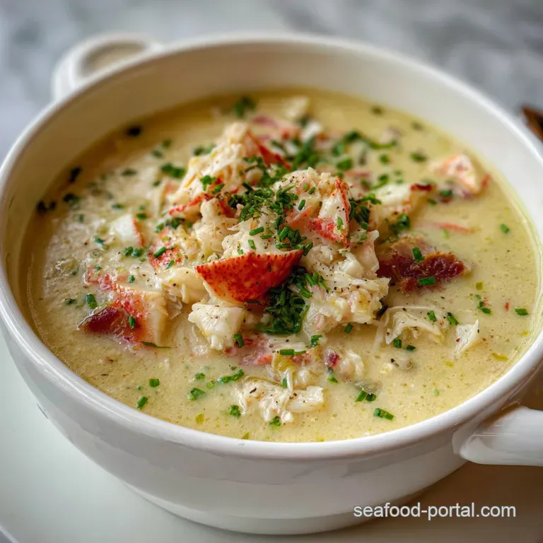 Crab Chowder: Luxurious Creamy Yukon Gold Recipe presentation