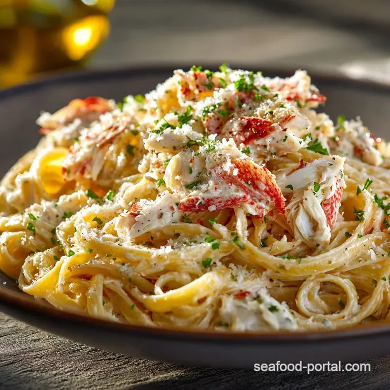 Creamy Crab Pasta: the Luxury Linguine Recipe You Need presentation