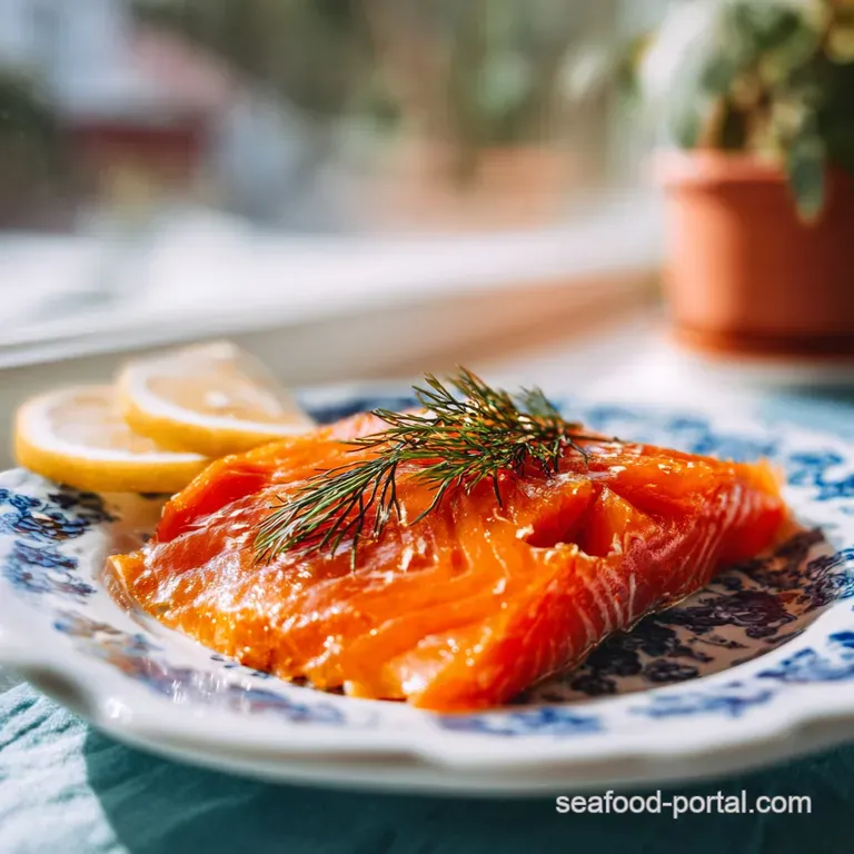 Mahogany Smoked Salmon: Glazed and Buttery
