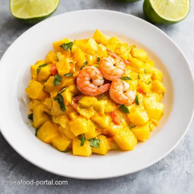 Mango Tango Shrimp Ceviche Sunshine in a Bowl