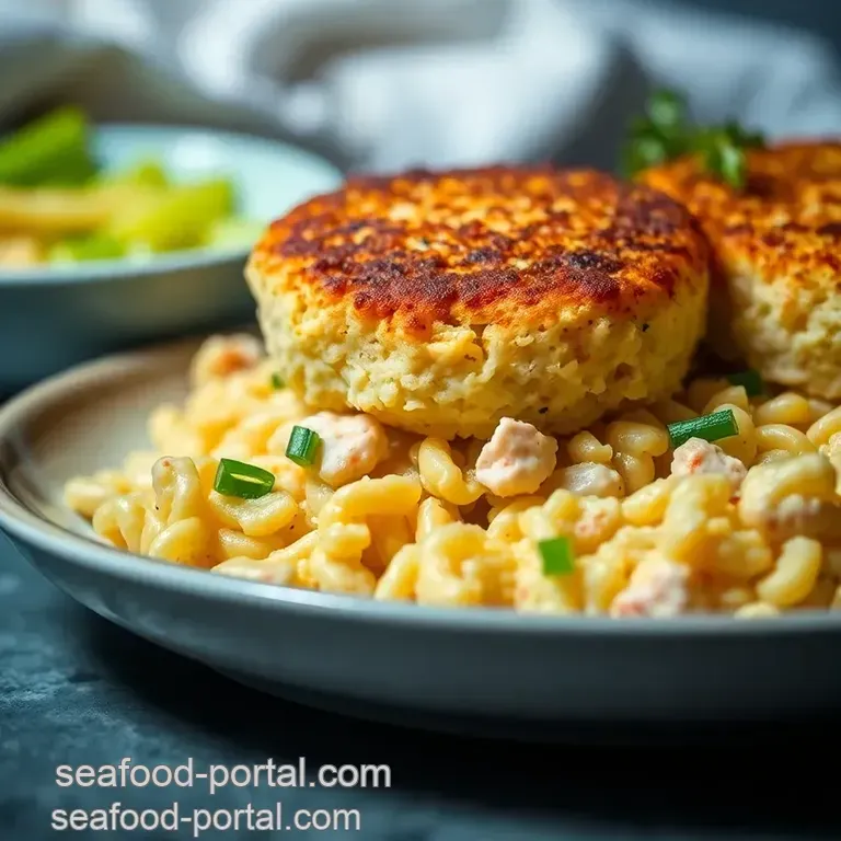 Maryland-Style Imitation Crab Cakes presentation