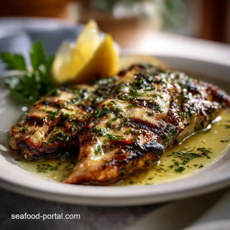 Mediterranean Grilled Fish with Lemon-Herb Marinade