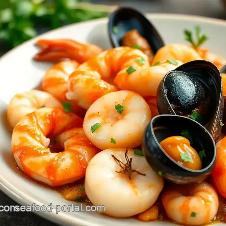 Mediterranean Seafood Medley with Garlic and Lemon