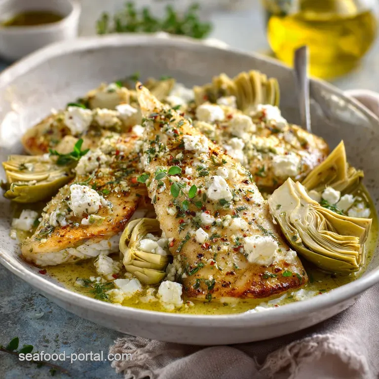 Perfectly seared tilapia fillet atop a bed of colorful vegetables. A drizzle of olive oil enhances the elegant, light and ...