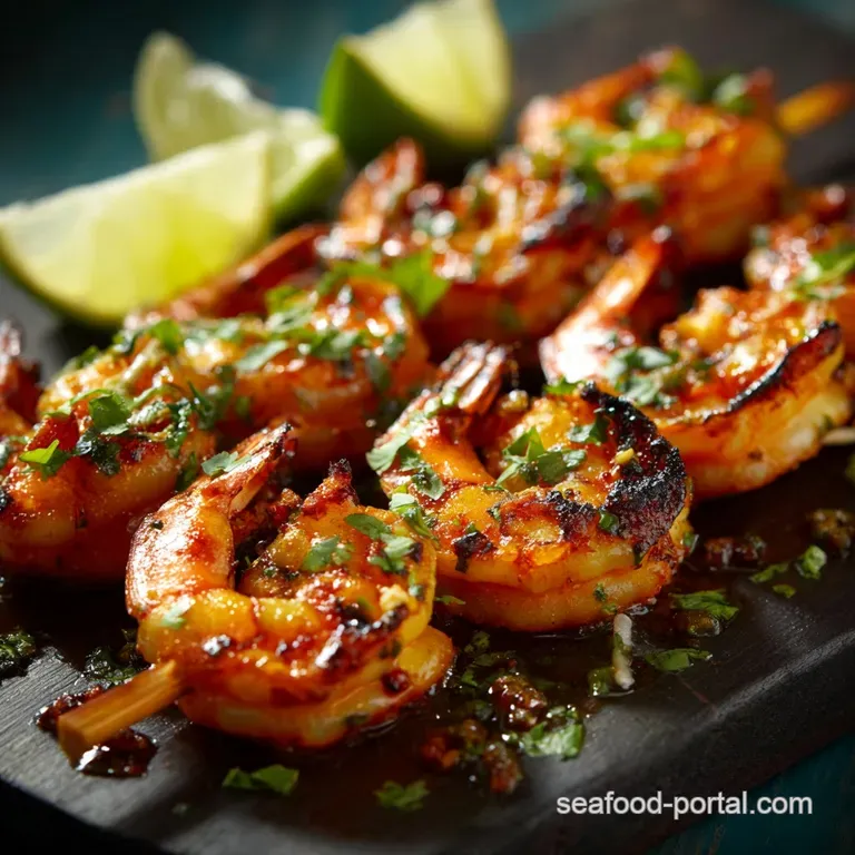 Memorial Day Seafood BBQ Recipes: Grilled Chipotle-Lime Prawn Skewers