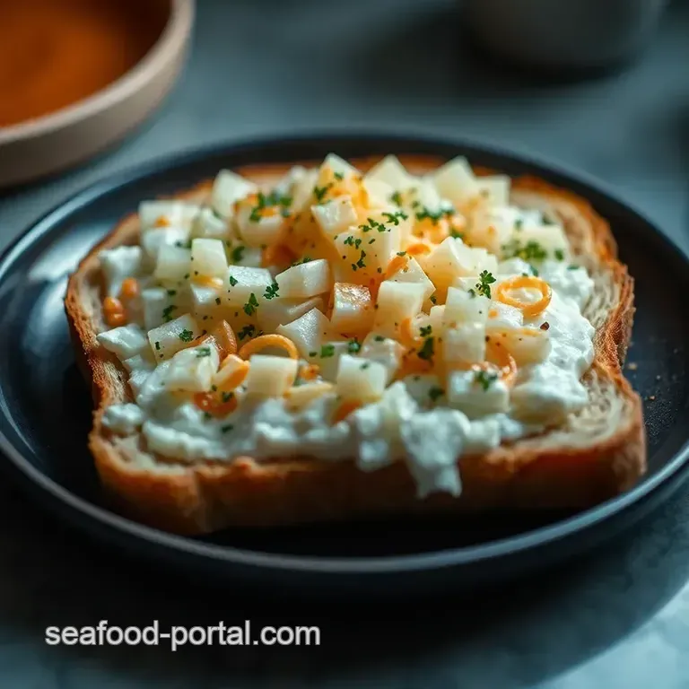 Mentaiko Toast: A Savory Japanese Treat presentation