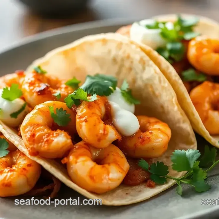 Mexican seafood dishes: 5 Amazing Shrimp Tacos with Chipotle Sauce