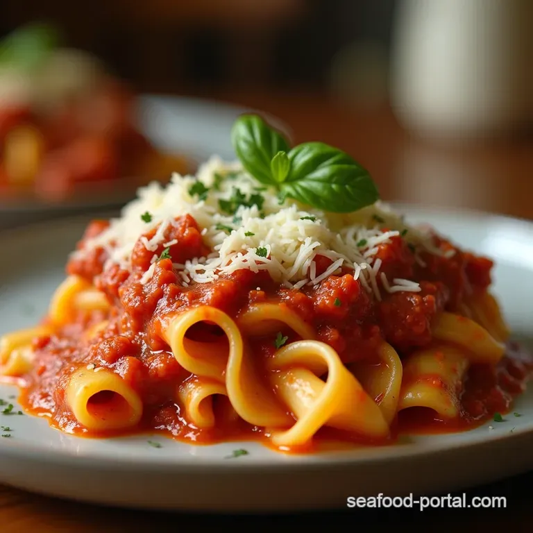 The Million Dollar Baked Ziti Layers of Ricotta Heaven and SlowSimmered Ragu presentation