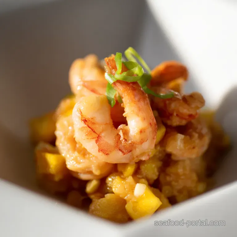 Mirliton Maque Choux with Creole Shrimp