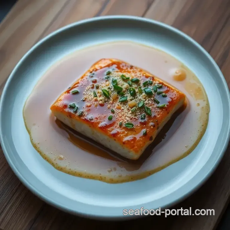 Miso-Glazed Chilean Sea Bass Recipe presentation