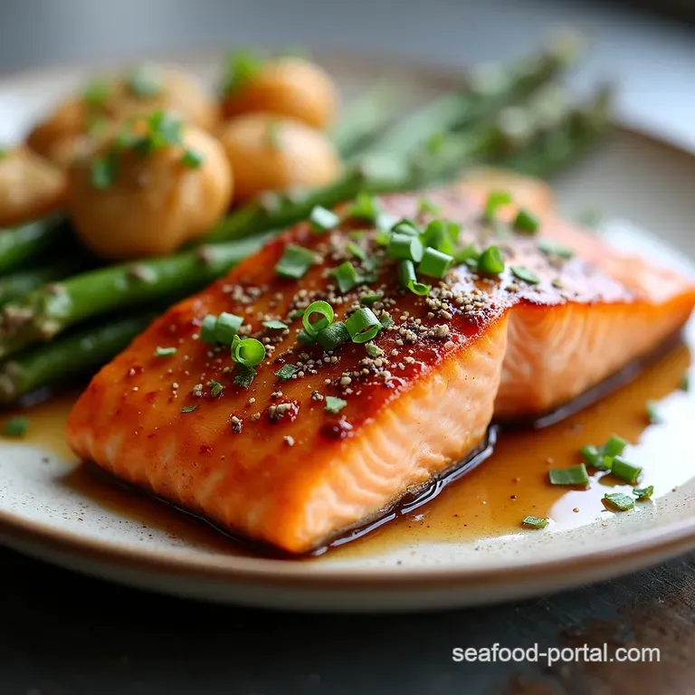 Sticky Miso Honey Salmon Quick 30Minute One Pan Dinner