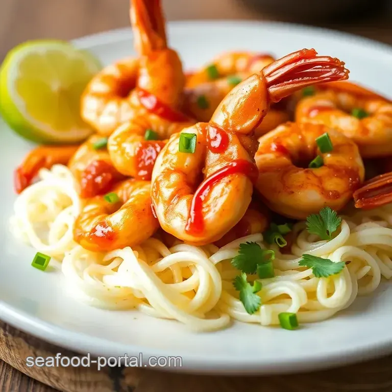 New Orleans BBQ Shrimp presentation