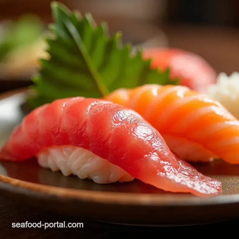 Nigiri Sashimi Unveiled Japanese Delicacy at Home presentation