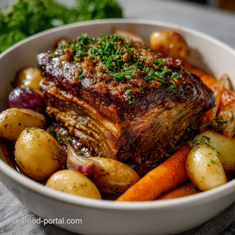 Ninja Foodi Pot Roast with Potatoes and Carrots