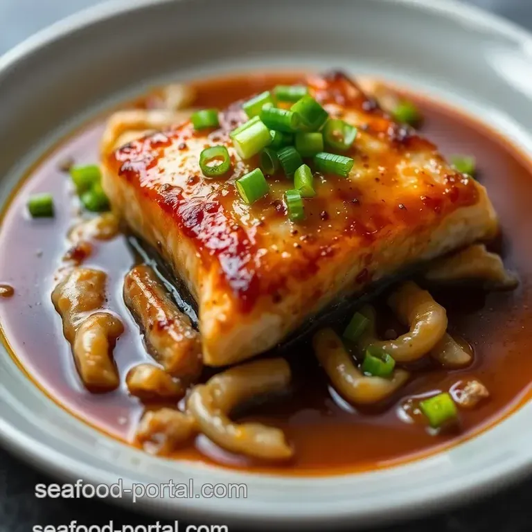 Nobu-Style Miso-Glazed Sea Bass presentation