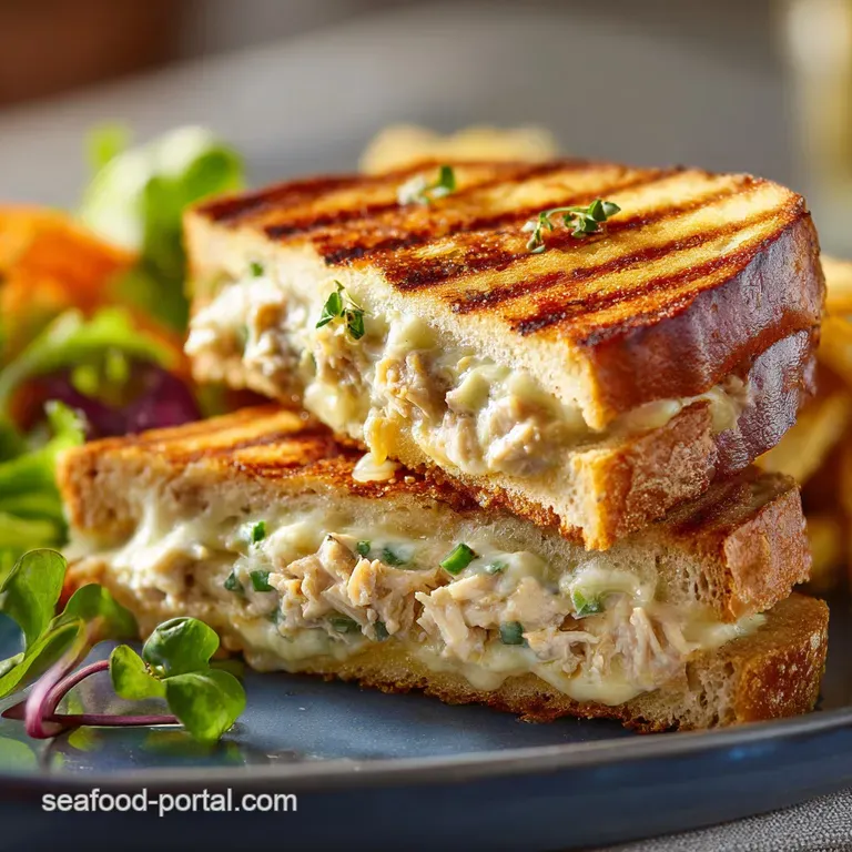 Nomayo Tuna Melt: the Grown-Up Ultra-Crispy Healthy Tuna Sandwich presentation