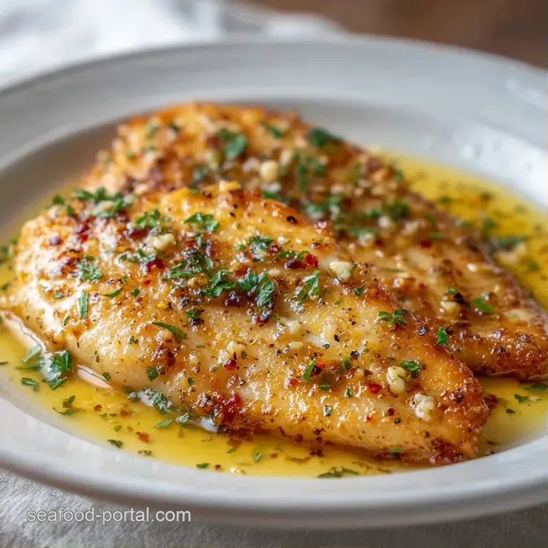 Flaky white fish fillet served on a white ceramic plate with saut&eacute;ed asparagus and a bright lemon wedge on the side.