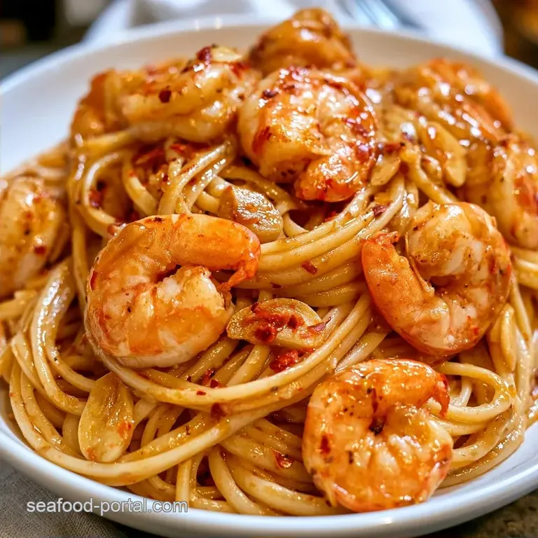 Olive Oil Langostino Pasta with Garlic