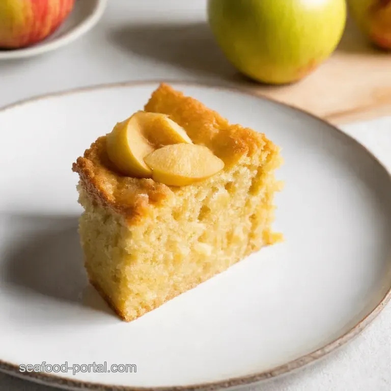 Omas Apple Cake with Custard