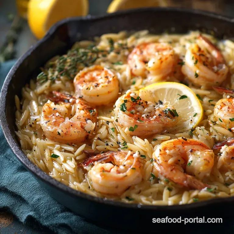 Shrimp Orzo: The Ultimate Creamy One-Pot Lemon-Garlic Recipe