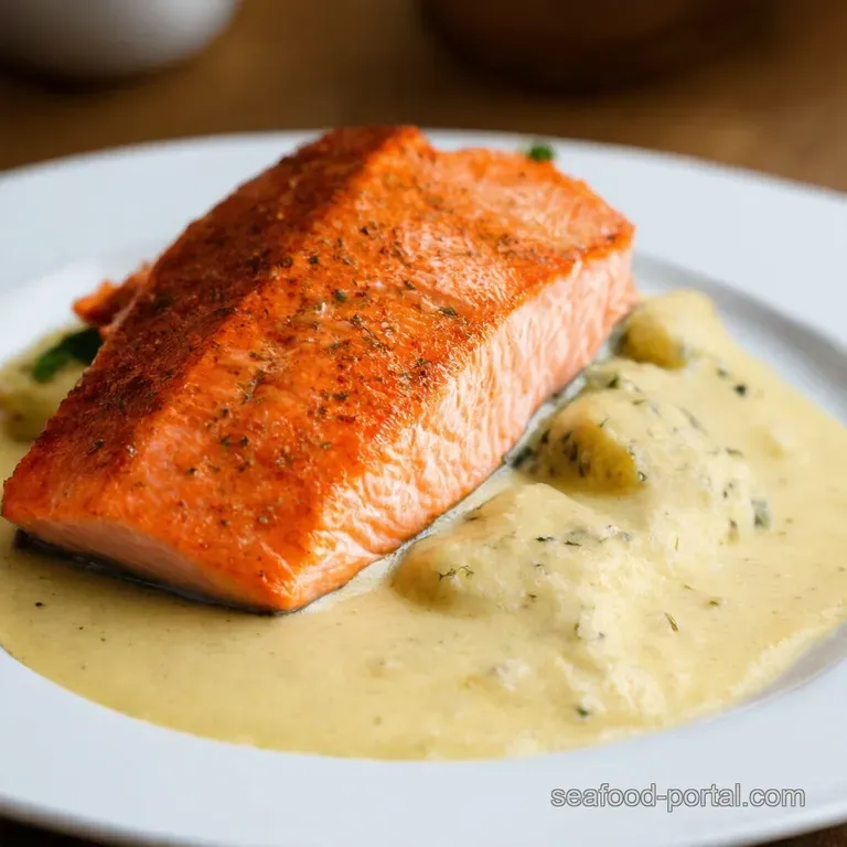 OnePan Creamy Tuscan Salmon with Parmesan Cream Sauce